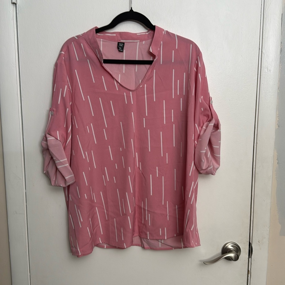 SHEIN Curve blouse.